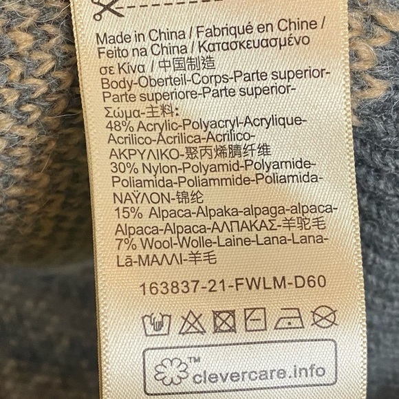 Scotch & Soda Intarsia V-Neck Sweater Wool Alpaca - Picture 6 of 7